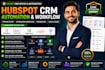 setup hubspot CRM automation workflow pipeline integration data cleanup zoho CRM