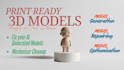 generate and fix ai 3d models for printing