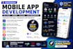 do mobile app development for ios and andriod flutter and react native