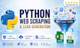 do python web scraping, data extraction and lead generation automation