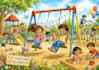 do children story 2d hand drawn book illustration