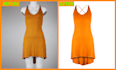 cloth wrinkle remove, symmetric ghost mannequin, neck joint