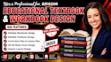 format and design educational textbook, educational workbook, curriculum plan