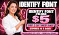 identify font find font recognize font font identification logo font