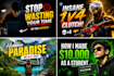 create attractive thumbnails and viral social media memes