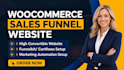 design woocommerce sales funnel website using funnelkit or cartflows