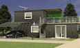 do 3d shipping container home, modular house, cabins,trailer house,3d tiny house