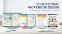 design educational workbooks, canva layouts and learning materials