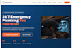 design a modern website for hvac and home services