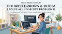 fix bugs and errors on your website