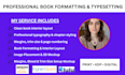 professionally format an typeset your manuscript for publishing
