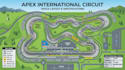 create technical racing circuit map, track layout and motorsport vector design