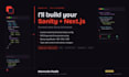 build a headless cms website with sanity and nextjs