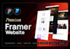 design framer website, framer landing page, figma to framer