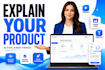 create ai explainer videos for saas apps and products