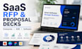 design enterprise saas rfp proposal software solution client presentation deck