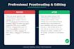 proofread and edit your english text for errors and clarity