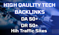 boost SEO with quality tech backlink on tech blog