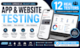 do app testing with 12 testers