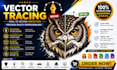 vectorize your logo, redraw graphic, convert image to vector