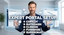 build custom client portal using softr, notion, or airtable