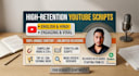 write engaging youtube script in hindi and english