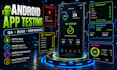 do professional mobile app QA testing on real android devices