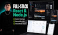 be your full stack react nodejs developer for custom web application