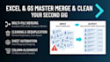 merge and combine excel or CSV files into a master sheet