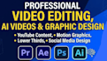 video editing, ai video generator all in one roof for you
