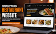 build wordpress restaurant website with online ordering reservation, menu system