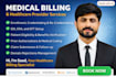 do medical billing, payment posting, denial handling
