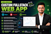 build a custom fullstack web app with react, angular and nodejs