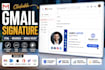 create a clickable HTML email signature for gmail outlook, apple mail, yahoo