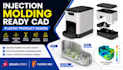 design injection molding ready plastic product cad in solidworks