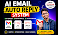 build ai email auto reply system using n8n, gmail and groq