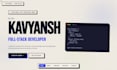 design a modern custom portfolio website with animations