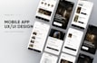 desing a modern mobile app UI UX in figma