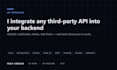 integrate any third party API into your backend with tests