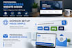wordpress website and professional business email setup