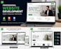 create a responsive HTML CSS website