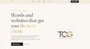 write high converting website