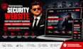 build a professional private security company website