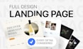create a high converting landing page design