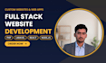 buld full stack website development in laravel and react