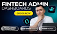 build a fintech admin dashboard with roles and permissions