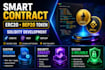 create erc20 bep20, solana token, solidity smart contract, deploy crypto token