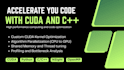 accelerate your code using cuda, c, cpp or python