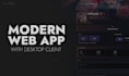 build a modern saas web app and desktop client