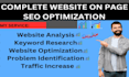 complete website onpage SEO and technical optimization